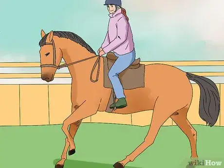 Image titled Ride a Horse at Walk, Trot, and Canter Step 14