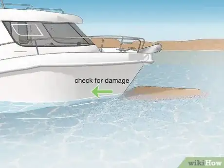 Image titled What Should You Do First if Your Boat Runs Aground Step 2