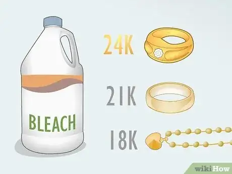 Image titled Tell if Gold Is Real with Bleach Step 5