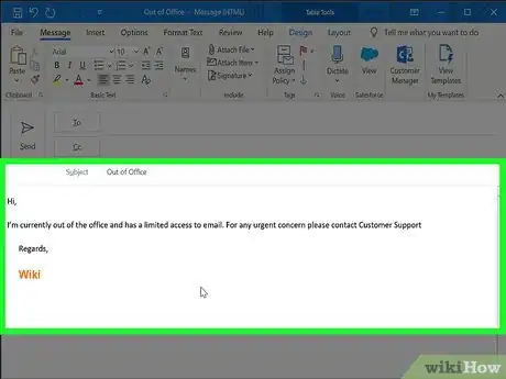 Image titled Set Up Out of Office in Outlook Step 25