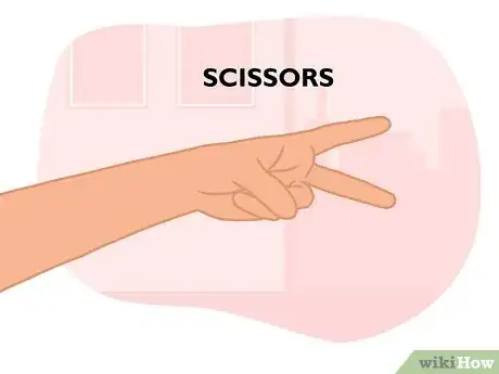 Image titled Play Rock, Paper, Scissors Step 2