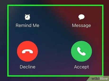 Image titled Respond to Incoming Calls with a Message on an iPhone Step 1