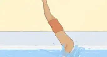 Do a Swan Dive From the Side of a Swimming Pool