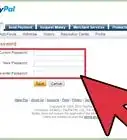 Change a PayPal Password