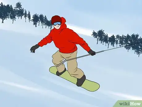 Image titled Use a T Bar (Snowboarding) Step 7