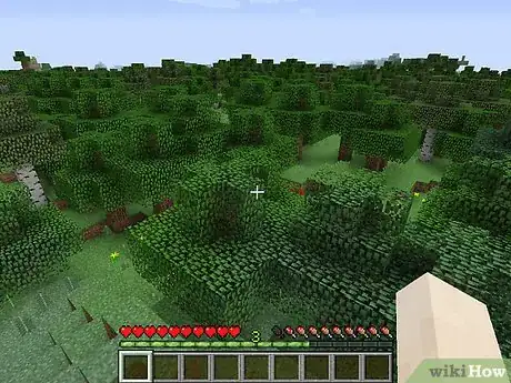 Image titled Plant Trees in Minecraft Step 1