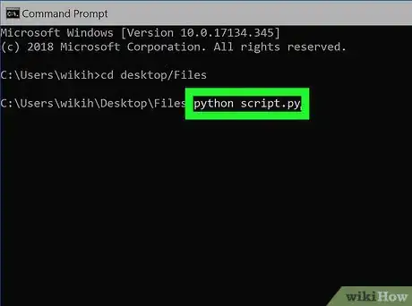 Image titled Use Windows Command Prompt to Run a Python File Step 10
