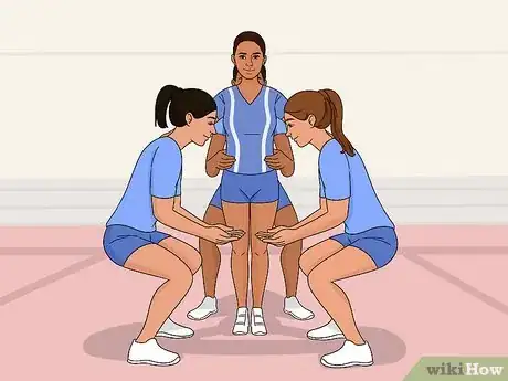 Image titled Do a Cheerleading Tic Toc Step 1