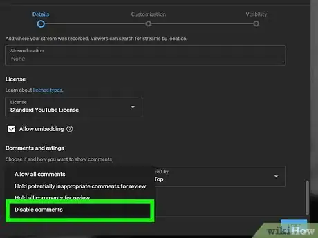 Image titled Disable Comments on Videos on YouTube Step 29