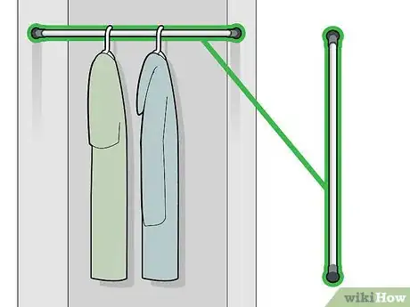 Image titled Hang Clothes Without a Closet Step 8