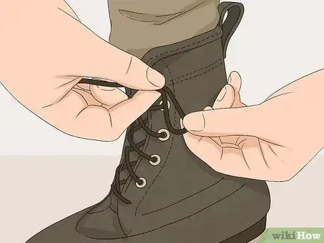 Image titled Tie Bean Boots Step 1