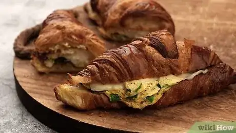 Image titled Make an Egg and Cheese Croissant Sandwich Step 15