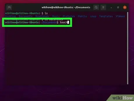 Image titled Create a File in a Directory in Linux Step 3