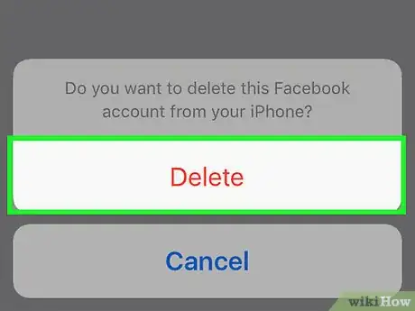 Image titled Delete Facebook Contacts from an iPhone Step 16