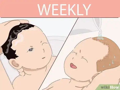 Image titled Wash Newborn Hair Step 8