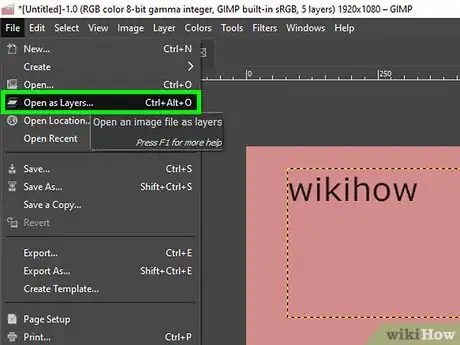 Image titled Create an Animated GIF Image with GIMP Step 14