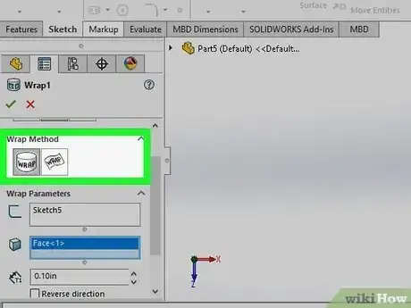 Image titled Solidwork How to Draw Around Other Object Step 9