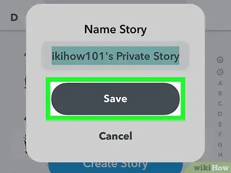 Image titled Create a Private Story on Snapchat Step 7