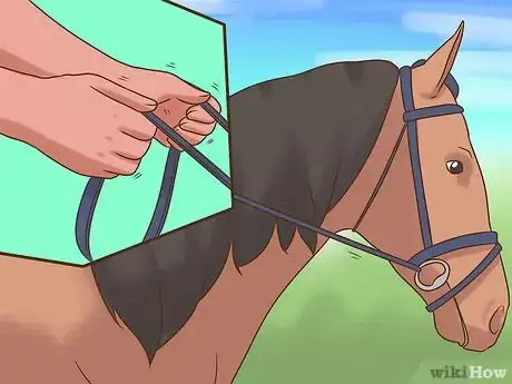 Image titled Teach a Horse to Neck Rein Step 10