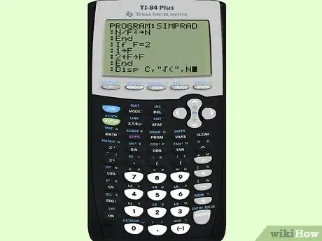 Image titled Make a Simple Program to Simplify Radicals on a TI 84 Step 15