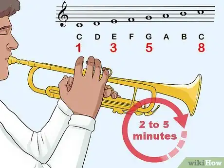 Image titled Play High Notes on the Trumpet Step 11