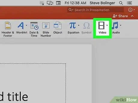 Image titled Add a Video to Powerpoint on a Mac Step 10