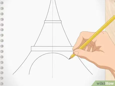 Image titled Draw the Eiffel Tower Step 13