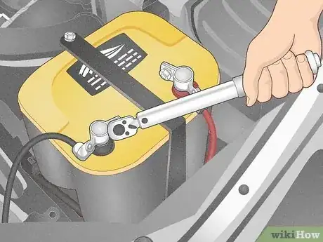 Image titled Disconnect a Car Battery Step 3