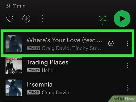Image titled Unhide a Song on Spotify Step 3