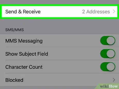 Image titled Set an Email Address to Receive iMessages on an iPhone Step 3