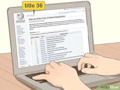 Image titled Cite the Code of Federal Regulations Step 1