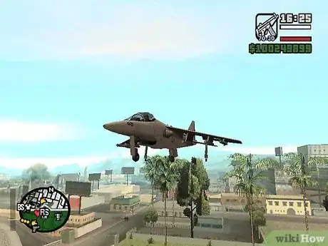 Image titled Fly a Hydra Jet in San Andreas Step 4
