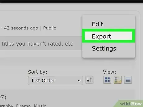 Image titled Export Your IMDb Custom Lists to a CSV File Step 6