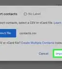 Restore Google Contacts