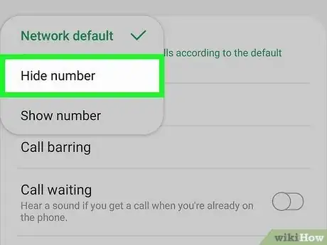 Image titled Hide Your Caller ID on Android Step 7