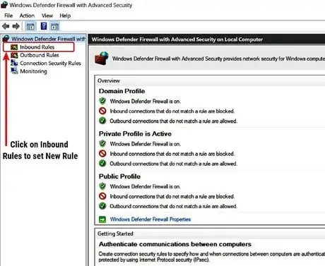 Image titled Remote Desktop Firewall Defender port enable 3B