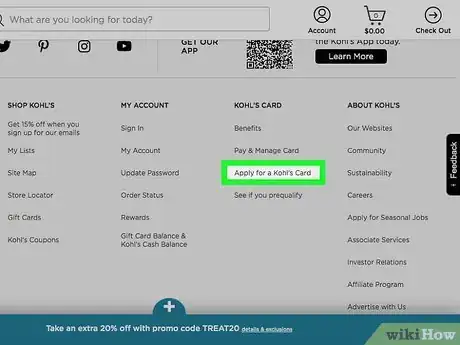 Image titled Apply for a Kohl's Credit Card Online Step 2