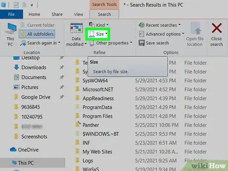 Image titled Find the Largest Files in Windows 10 Step 5