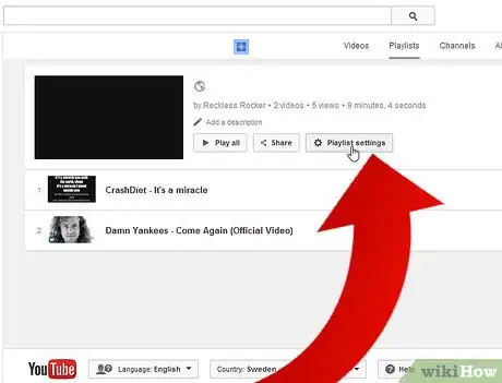 Image titled Change a Public Playlist into a Private Playlist on YouTube Step 4