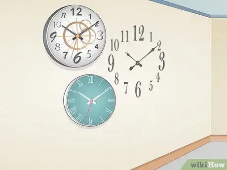 Image titled Decorate Around a Large Wall Clock Step 3
