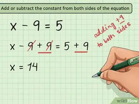 Image titled Solve One Step Equations Step 3