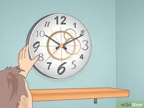 Image titled Decorate Around a Large Wall Clock Step 1