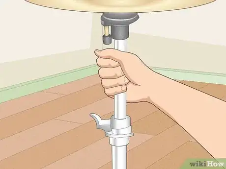 Image titled Adjust a Pearl Hi Hat Stand Step 1