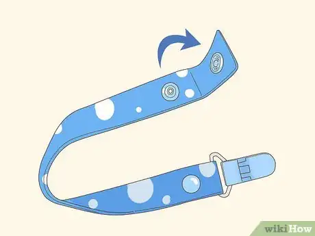 Image titled Use a Pacifier Clip Step 1