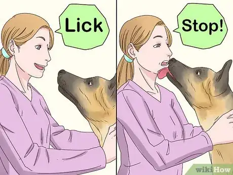 Image titled Stop Dogs Licking You Step 10