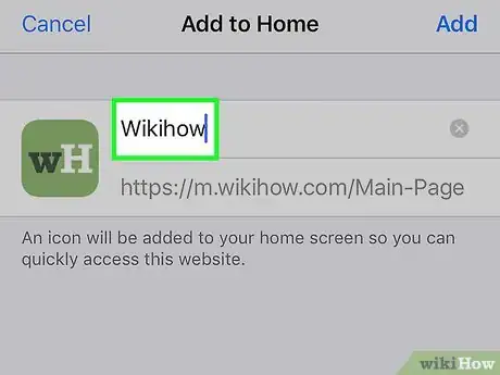 Image titled Add a Link Button to the Home Screen of an iPhone Step 5