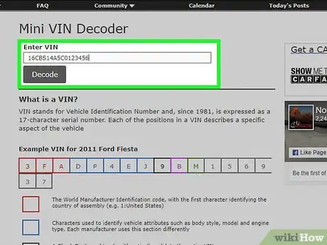 Image titled Use a VIN Number to Check a Car's Options Step 5