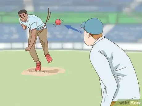 Image titled Bat Against Fast Bowlers Step 4