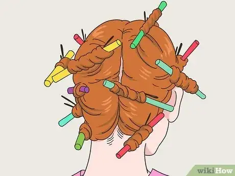 Image titled Curl Your Hair with Straws Step 16