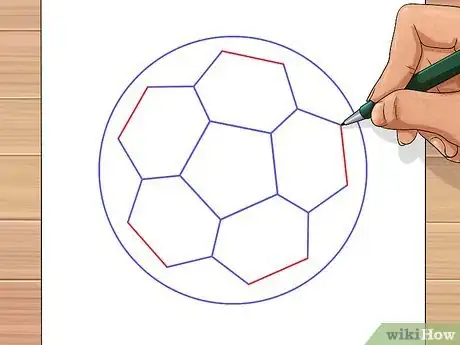 Image titled Draw a Soccer Ball Step 29